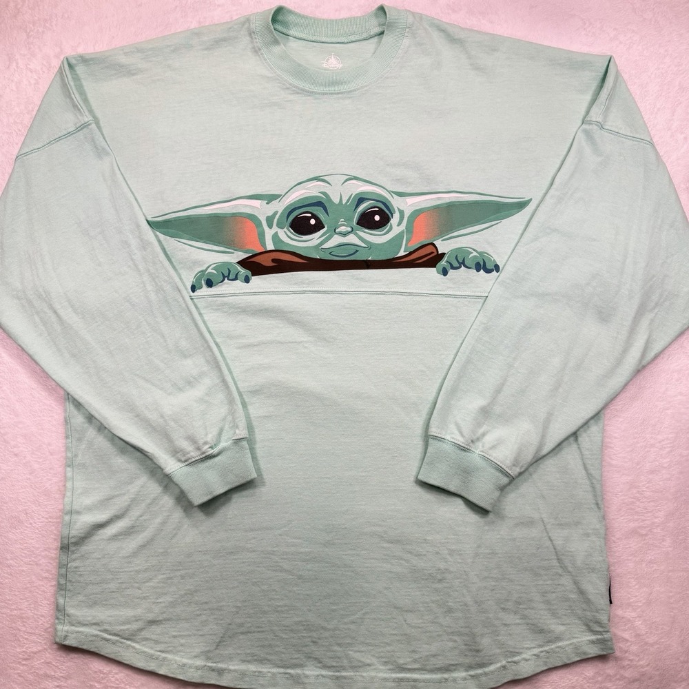 Star Wars Disney Mandalorian & Grogu Baby Yoda Disneyland Spirit Jersey Medium M
